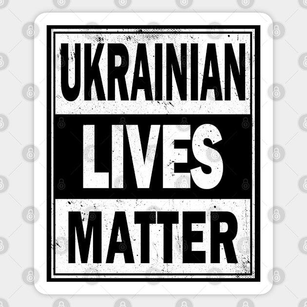 Ukrainian Lives Matter Magnet by valentinahramov